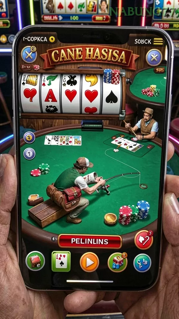 Cuplikan layar 7777W — menu navigasi