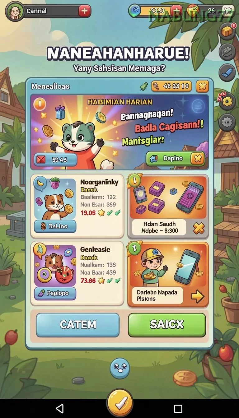 Cuplikan layar CADAS138 — aktivitas